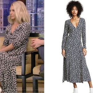 Ganni‎ Roseburg Floral Print Crepe Dress